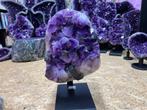 Amethist cluster (78) hoogste kwaliteit, diep paarse kleur., Ophalen of Verzenden, Mineraal