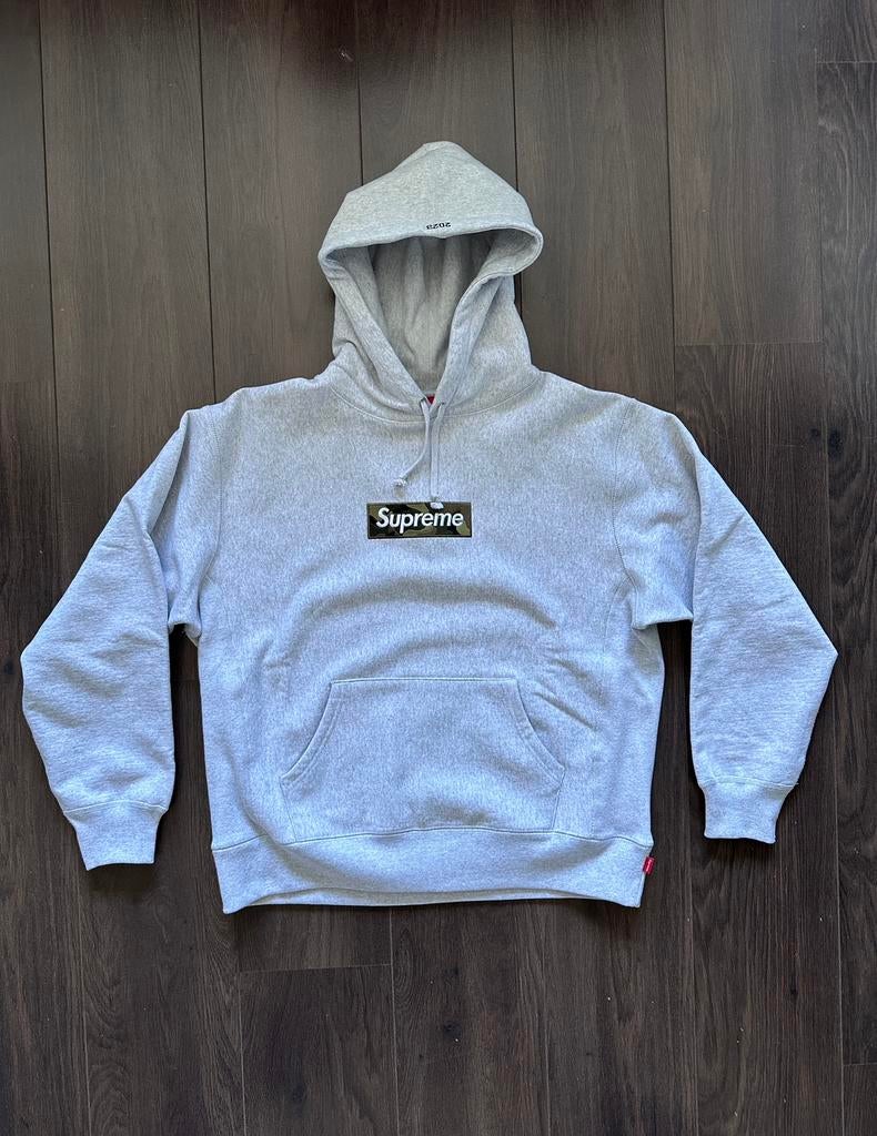 Supreme hoodie, Kleding | Heren, Ophalen of Verzenden, Zo goed als nieuw, Grijs