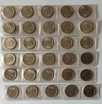 25 cent 1948-1980 compleet in pr/unc., Ophalen of Verzenden, Koningin Juliana, 25 cent, Setje