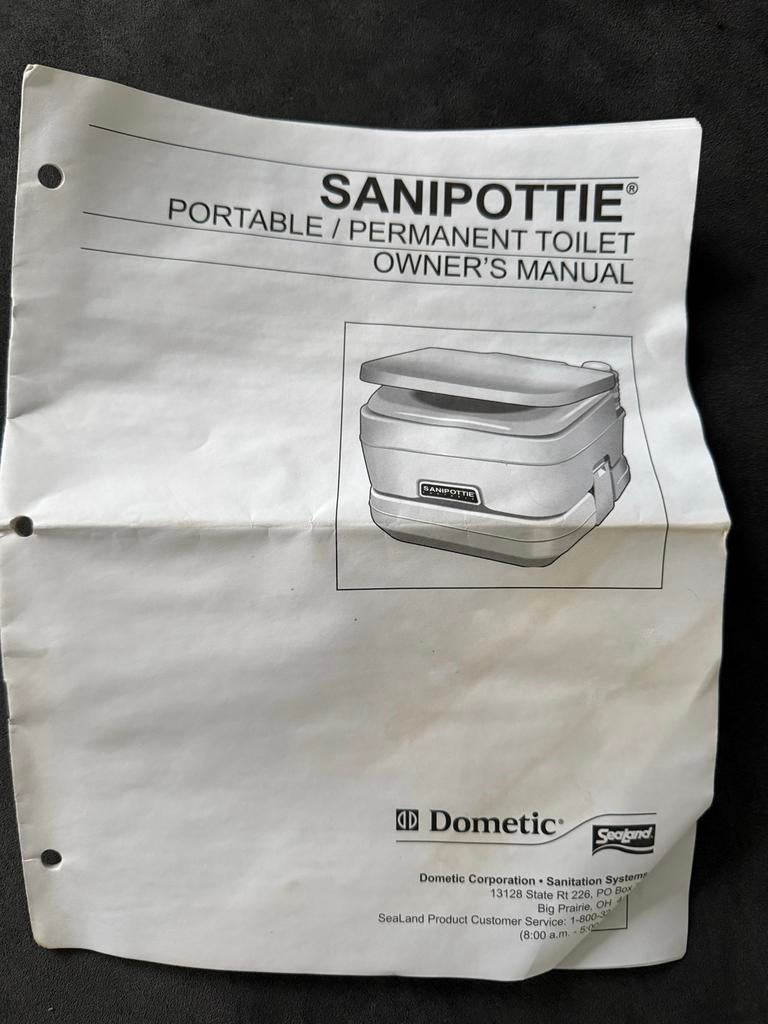 Dometic Sanipottie draagbaar toilet, Caravans en Kamperen, Ophalen, Nieuw