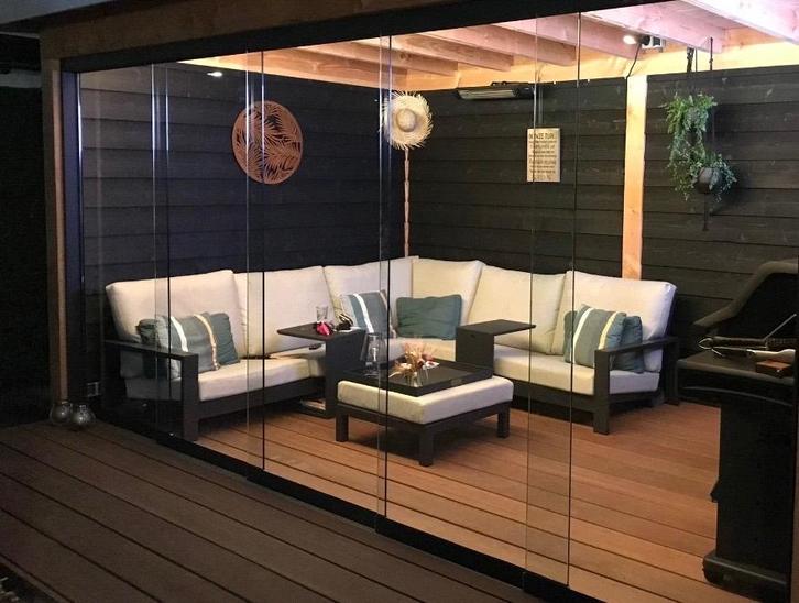 Mooie loungeset Bellagio, Tuin en Terras, Tuinsets en Loungesets, Zo goed als nieuw, Loungeset, Aluminium, 5 zitplaatsen, Bank