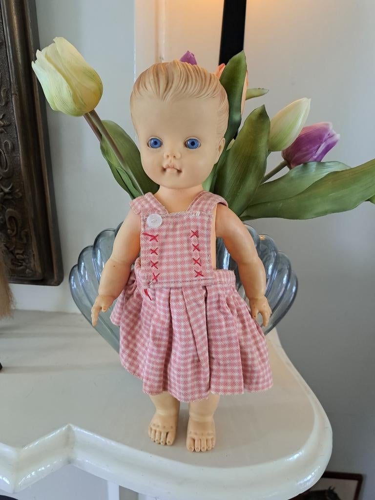 Oud rubber popje Pedigree, Antiek en Kunst, Antiek | Speelgoed, Verzenden