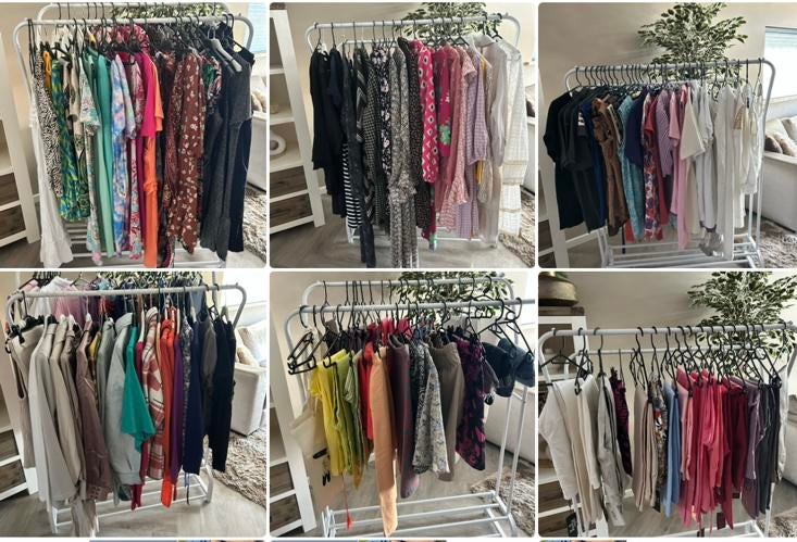 Partij dameskleding 50 stuks, Kleding | Dames, Ophalen, Nieuw, Maat 38/40 (M)