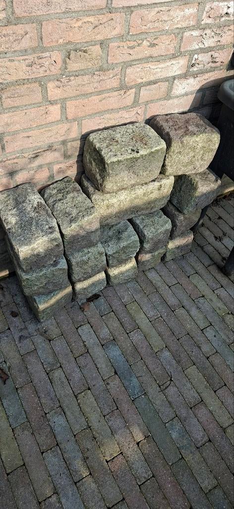 12 stenen blokken, Ophalen, Gebruikt, Beton, Klinkers
