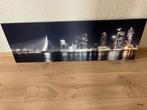 Foto Rotterdam op Aluminium, Ophalen, Zo goed als nieuw, 75 tot 100 cm, Foto of Poster