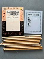 bladmuziek drum Stick Control + 1, en 5 paar drumstokken, Ophalen of Verzenden, Gebruikt, Trommel