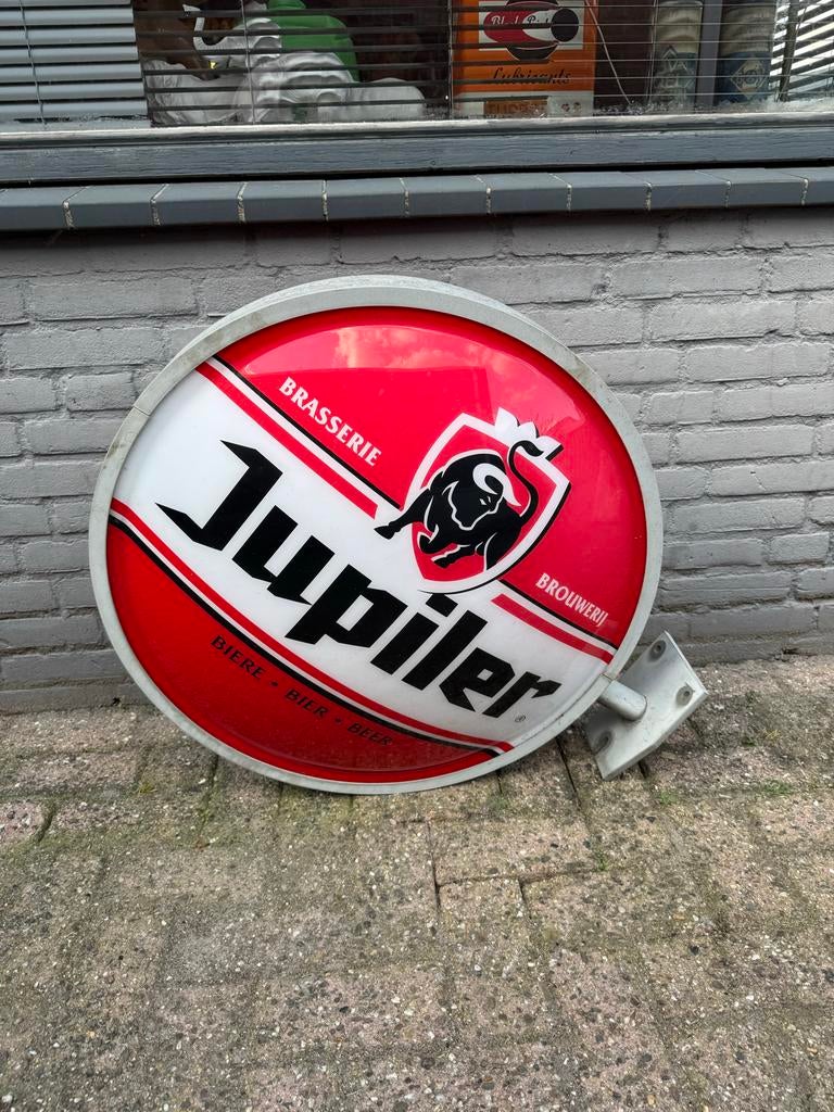 Jupiler Lichtbak - Vintage Reclamebord, Verzamelen, Ophalen, Gebruikt, ., Lichtbak of (neon) lamp