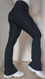 Eksept by Shoeby geribd zwart flare legging broek XL stretch, Verzenden, Zwart, Eksept, Gedragen