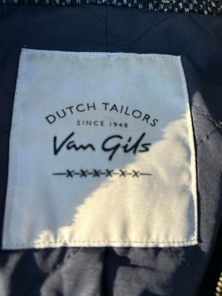 Stijlvol Van Gils Colbert/Jasje - Tijdloos Design, Ophalen of Verzenden, Zo goed als nieuw, Overige maten, Grijs