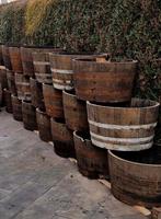 Whiskyvaten/wijnvaten/ plantenbakken regenton., Tuin en Terras, Ophalen, Overige materialen, 40 cm of meer, Rond