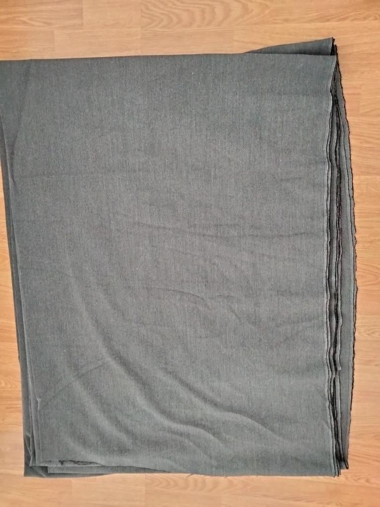 Nieuwe stof 12 meter bij 150. Grijs, 120 cm of meer, Ophalen of Verzenden, Katoen, Nieuw