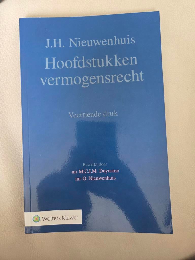 Hoofdstukken vermogensrecht, Boeken, Studieboeken en Cursussen, Ophalen of Verzenden, Alpha, Zo goed als nieuw, WO
