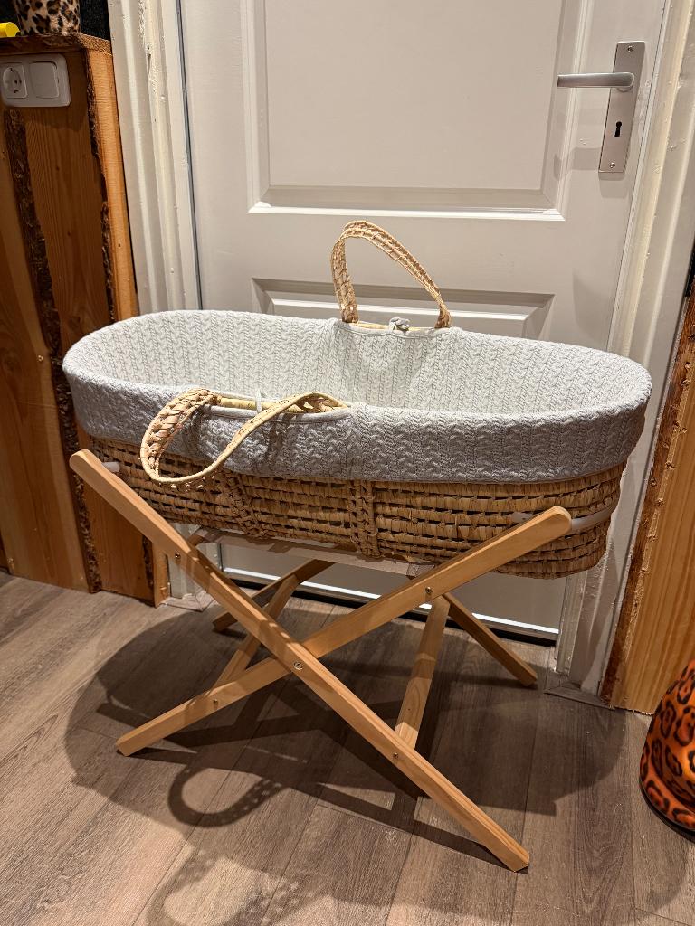 Mozes mand wiegje, Kinderen en Baby's, Babywiegjes en Ledikanten, Ophalen, Zo goed als nieuw, Wieg