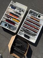 Hema Express Trein HO met locomotieven en extra rails, Overige merken, Gelijkstroom, Ophalen of Verzenden, Analoog