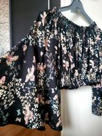 Vintage off shoulder crop top blouse boho stijl, Vintage, Ophalen of Verzenden, Zo goed als nieuw, Maat 34 (XS) of kleiner