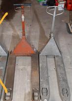 Palletwagens 4x waarvan 1 RVS, Doe-het-zelf en Verbouw, Palletwagens en Pompwagens, Ophalen, Gebruikt