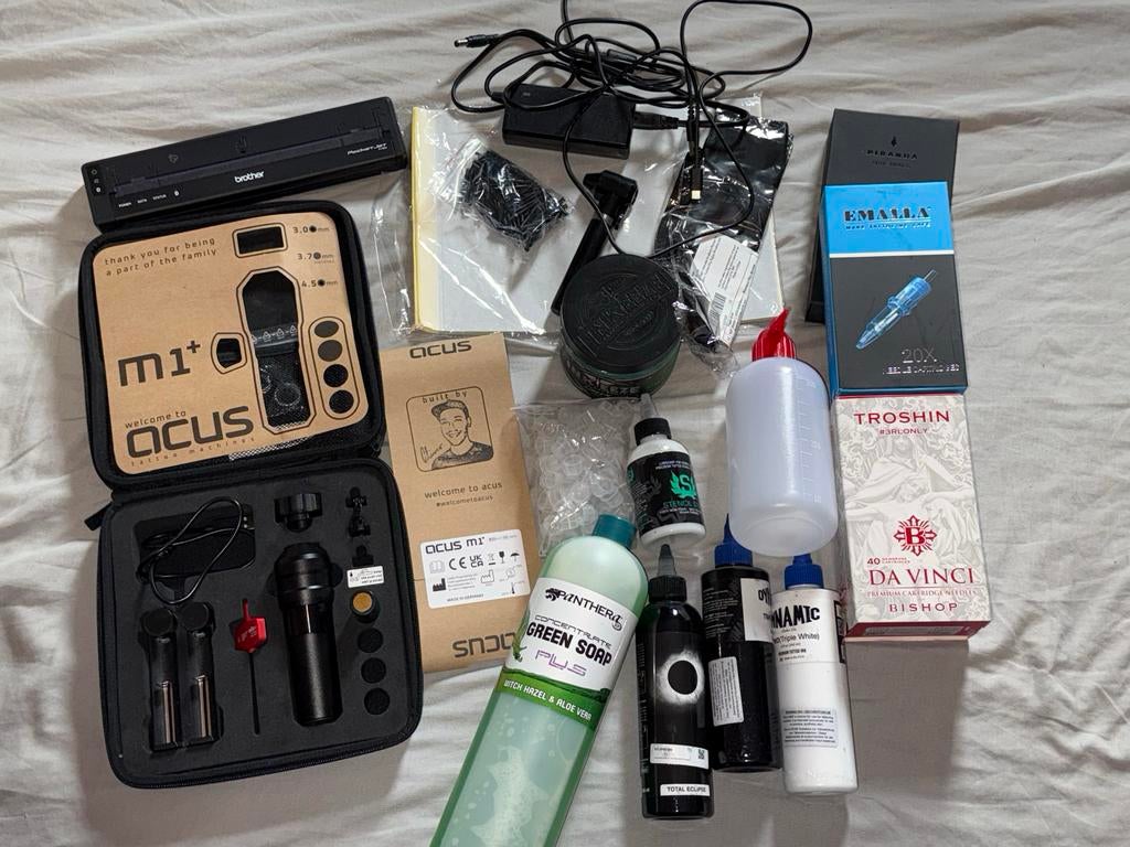 Acus M1+. tattoo set, Ophalen of Verzenden, Zo goed als nieuw, Overige typen