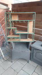 Wijnrek, Ophalen, 5 tot 15 flessen, Zo goed als nieuw, Metaal