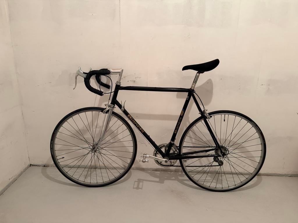 Vintage Bianchi Racefiets 56cm, Fietsen en Brommers, Fietsen | Racefietsen, Gebruikt, Heren, 53 tot 57 cm, Ophalen