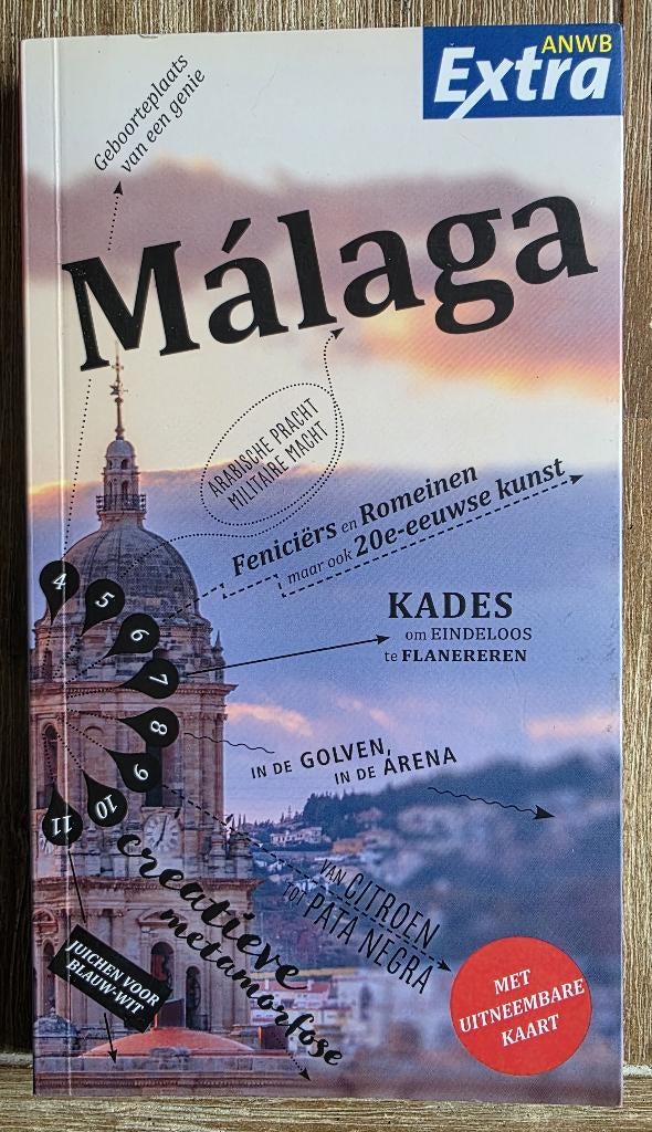 ANWB Extra Malaga - Spanje, ANWB, Europa, Ophalen of Verzenden, Zo goed als nieuw