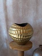 Gouden bloempot, Overige materialen, Overige kleuren, Nieuw, Ophalen of Verzenden