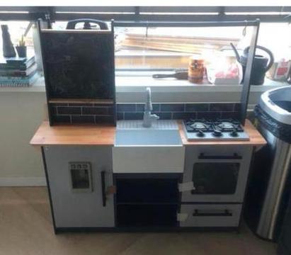 Kidkraft houten speelkeuken, Kinderen en Baby's, Speelgoed | Speelkeukens, Ophalen of Verzenden, Gebruikt, Hout, Speelkeuken