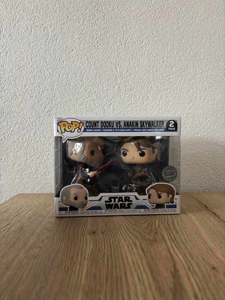 Funko Pop! Star Wars Count Dooku vs. Anakin Skywalker 2-pack, Ophalen of Verzenden, Nieuw
