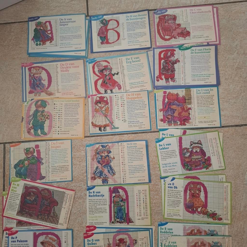 Francien westering  Molly ABC, Hobby en Vrije tijd, Ophalen of Verzenden, Patroon