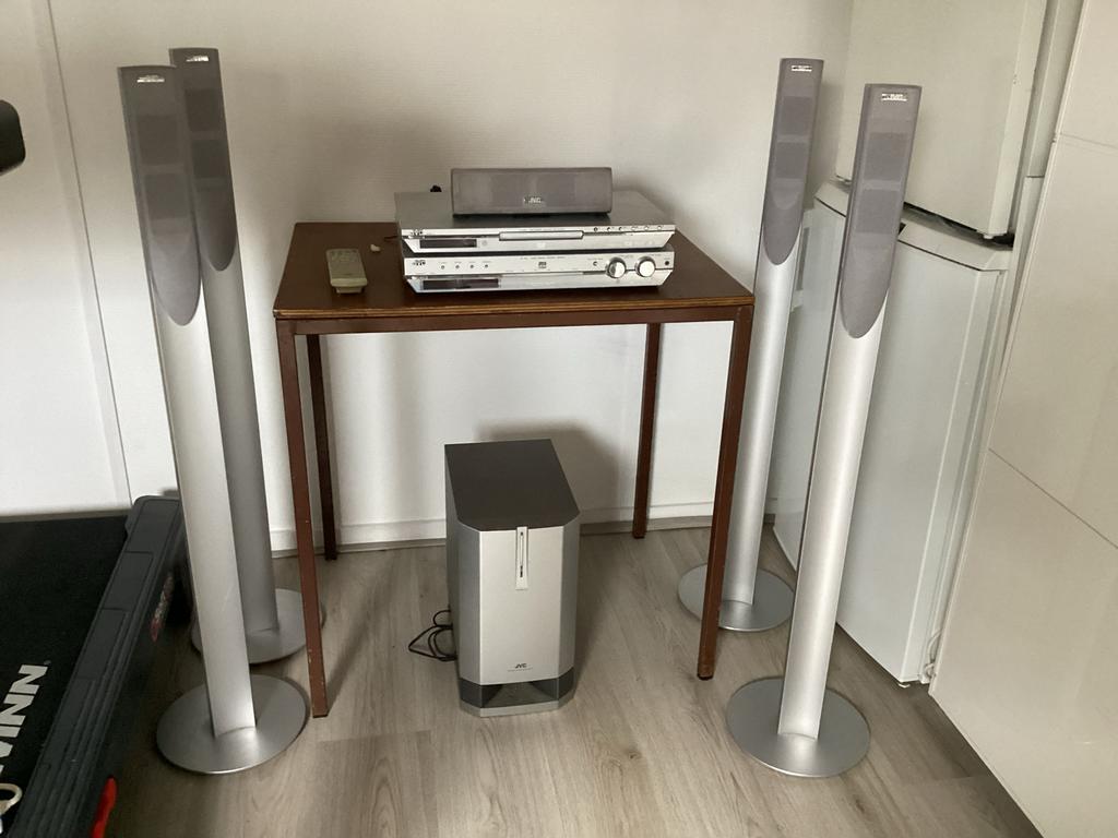 JVC  Home Cinema set, Audio, Tv en Foto, Home Cinema-sets, Ophalen, Gebruikt, JVC, 70 watt of meer