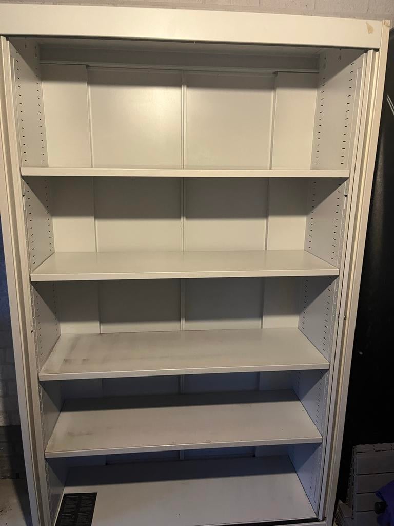 Roldeurkast Archiefkast 195x120x45 cm, Huis en Inrichting, Kasten | Roldeurkasten en Archiefkasten, Gebruikt, 100 tot 150 cm, Meerdere deuren