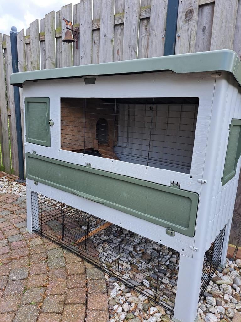 Ferplast  grandlodge 140, Dieren en Toebehoren, Knaagdieren en Konijnen | Hokken en Kooien, Ophalen, Kooi, 110 cm of meer, Zo goed als nieuw