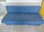 Slaapbank - Nog in prima staat!, Huis en Inrichting, Slaapkamer | Slaapbanken, Ophalen of Verzenden, Gebruikt, Blauw