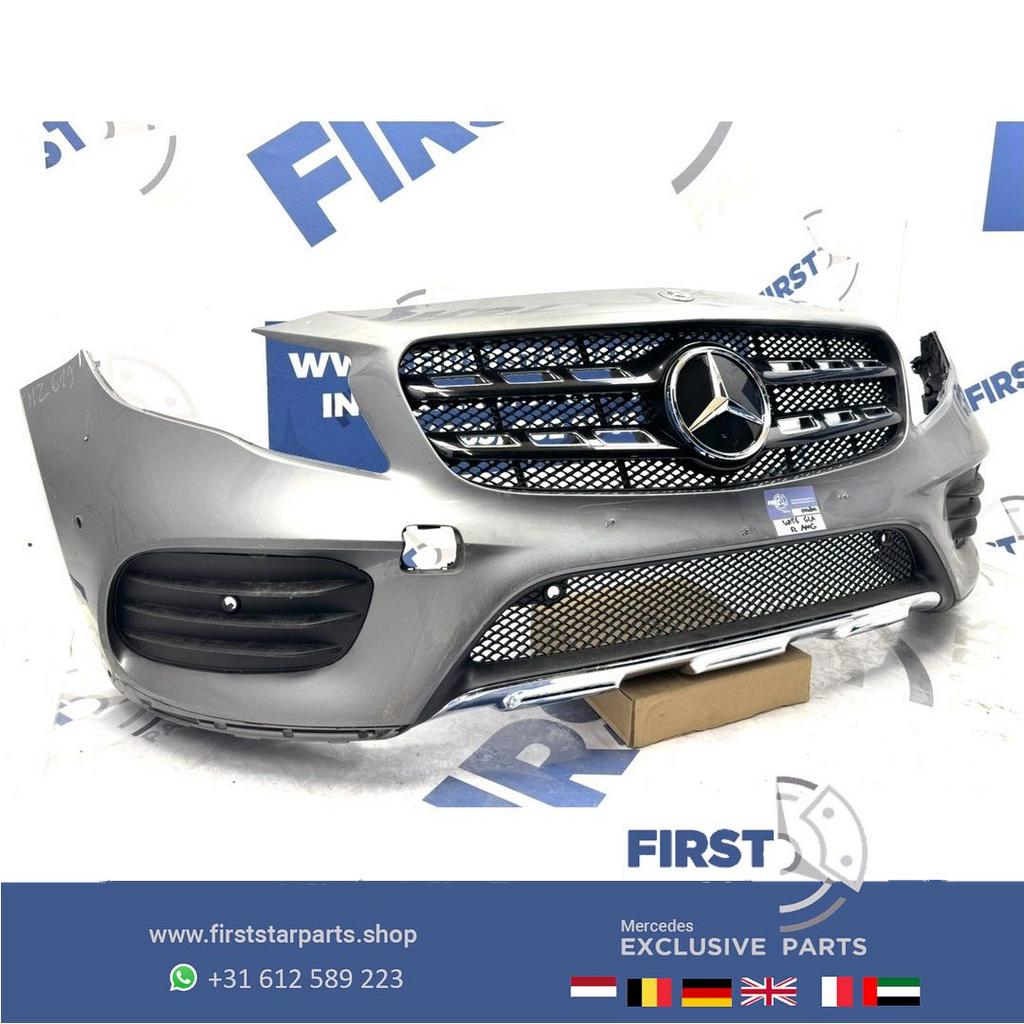 W156 BUMPER GLA FACELIFT AMG VOORBUMPER X156 ZWART WIT GRIJS, Gebruikt, -, Voor, Ophalen of Verzenden