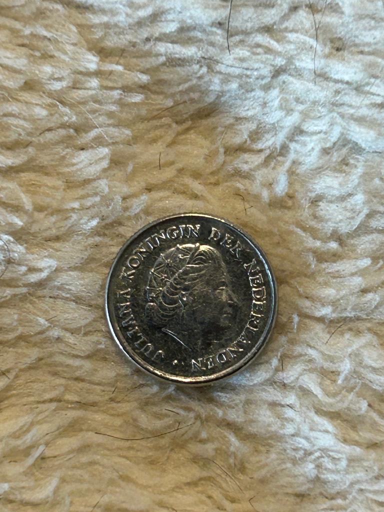 Nederlandse 10 cent (dubbeltje) uit 1976, Verzenden, Koningin Juliana, 10 cent, Losse munt