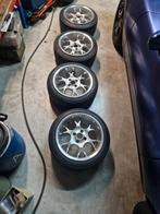 Borbet 8J x 15 4x100 Velgen met banden, Ophalen, Gebruikt, 15 inch, Banden en Velgen