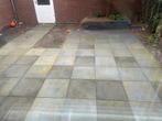 Donker grijze tuintegels 50x50, Tuin en Terras, Ophalen, Overige materialen, Zo goed als nieuw, 10 m² of meer