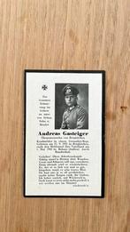 WO2 bidprentje duitse militair Italië, Ophalen of Verzenden, Duitsland, Foto of Poster