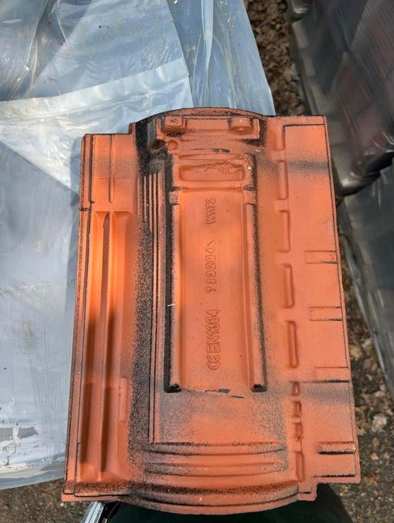 2e Keus VHV Vario Dakpannen - Matzwart & Geglazuurd, Doe-het-zelf en Verbouw, Dakpannen en Dakbedekking, Ophalen, Steen of Klei