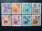 Postzegels DDR 1954 zegels met opdruk - cat.w. € 6,10., Ophalen of Verzenden, DDR, Gestempeld