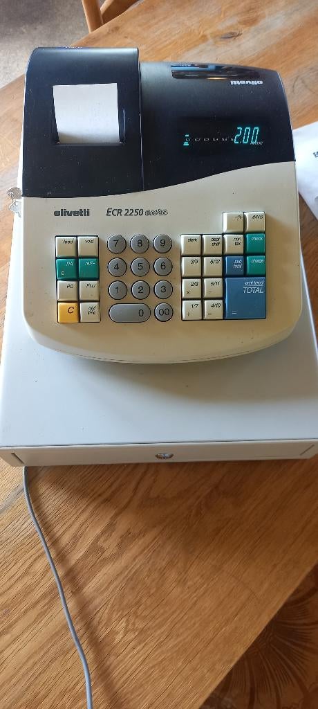Olivetti ECR 2250 kassa, Ophalen, Overige typen