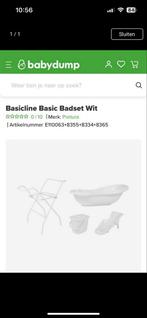 Basicline Basic Badset Wit - Zo goed als nieuw, Ophalen of Verzenden, Zo goed als nieuw, Badje, Overige merken