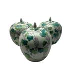 Drie grote Chinees porseleinen gemberpotten, 20e eeuw, Ophalen of Verzenden