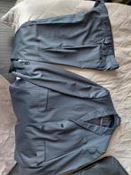 Maatpak krijtstreep, Kleding | Heren, Kostuums en Colberts, Ophalen of Verzenden, Zo goed als nieuw, Grijs