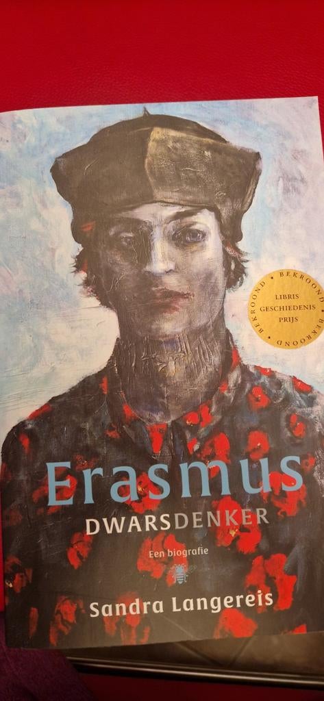 Boek van Sandra Langereis - Erasmus: dwarsdenker, Boeken, Biografieën, Zo goed als nieuw, Sport, Ophalen of Verzenden