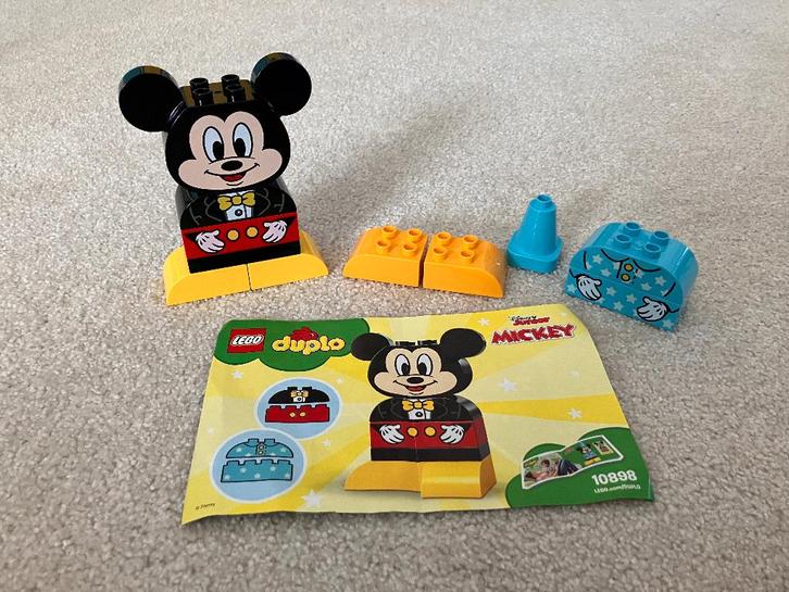 Disney Lego 10898 Duplo First Mickey, Kinderen en Baby's, Speelgoed | Duplo en Lego, Zo goed als nieuw, Duplo, Ophalen of Verzenden