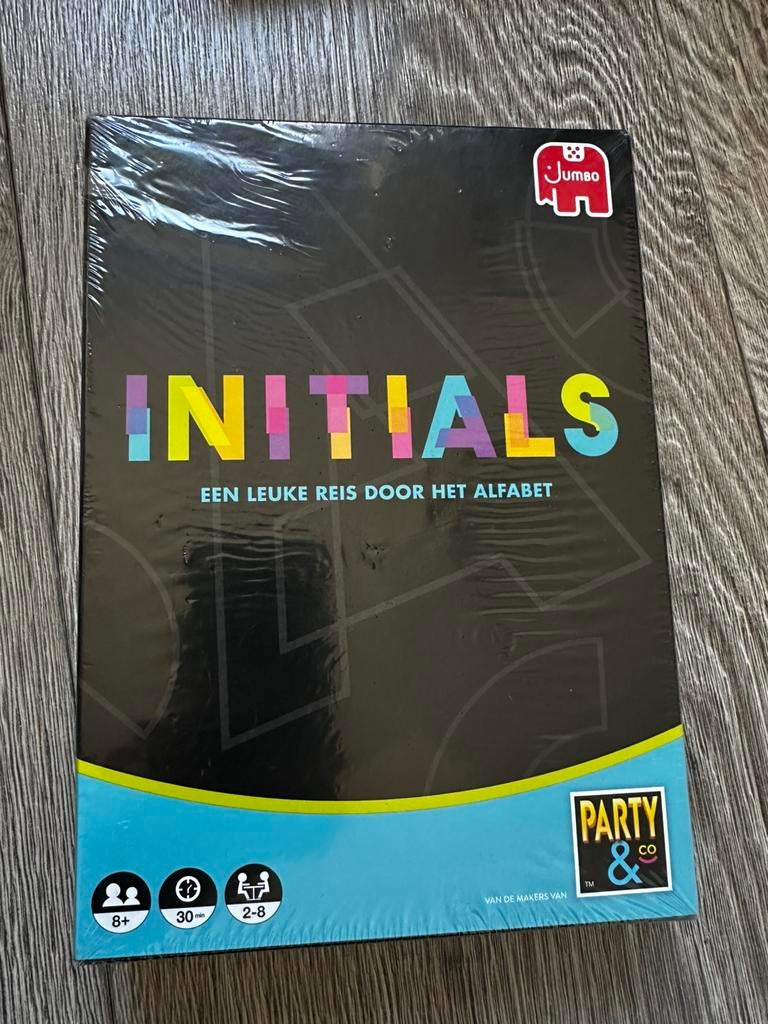 Initials spel jumbo nieuw, Ophalen of Verzenden, Nieuw