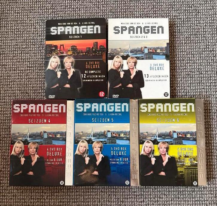 Spangen - de complete Serie Seizoen 1 t/m 6 - Zeldzaam, Boxset, Ophalen of Verzenden, Zo goed als nieuw, Actie en Avontuur