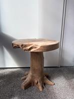 Uniek Boomstam krukje – Riviera Maison, Ophalen, Gebruikt, Hout