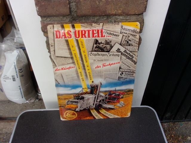 reclame bord 1, Ophalen of Verzenden, Zo goed als nieuw, Reclamebord