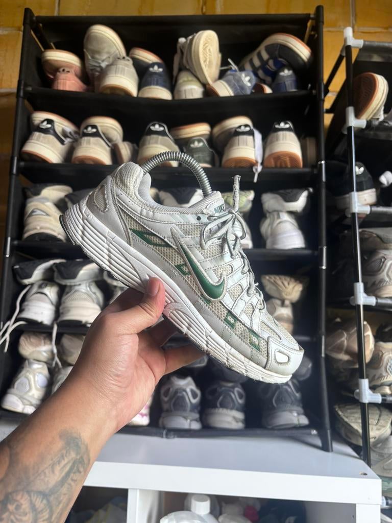 Nike P-6000 White Green 38, Ophalen of Verzenden, Zo goed als nieuw, Groen, Sneakers of Gympen